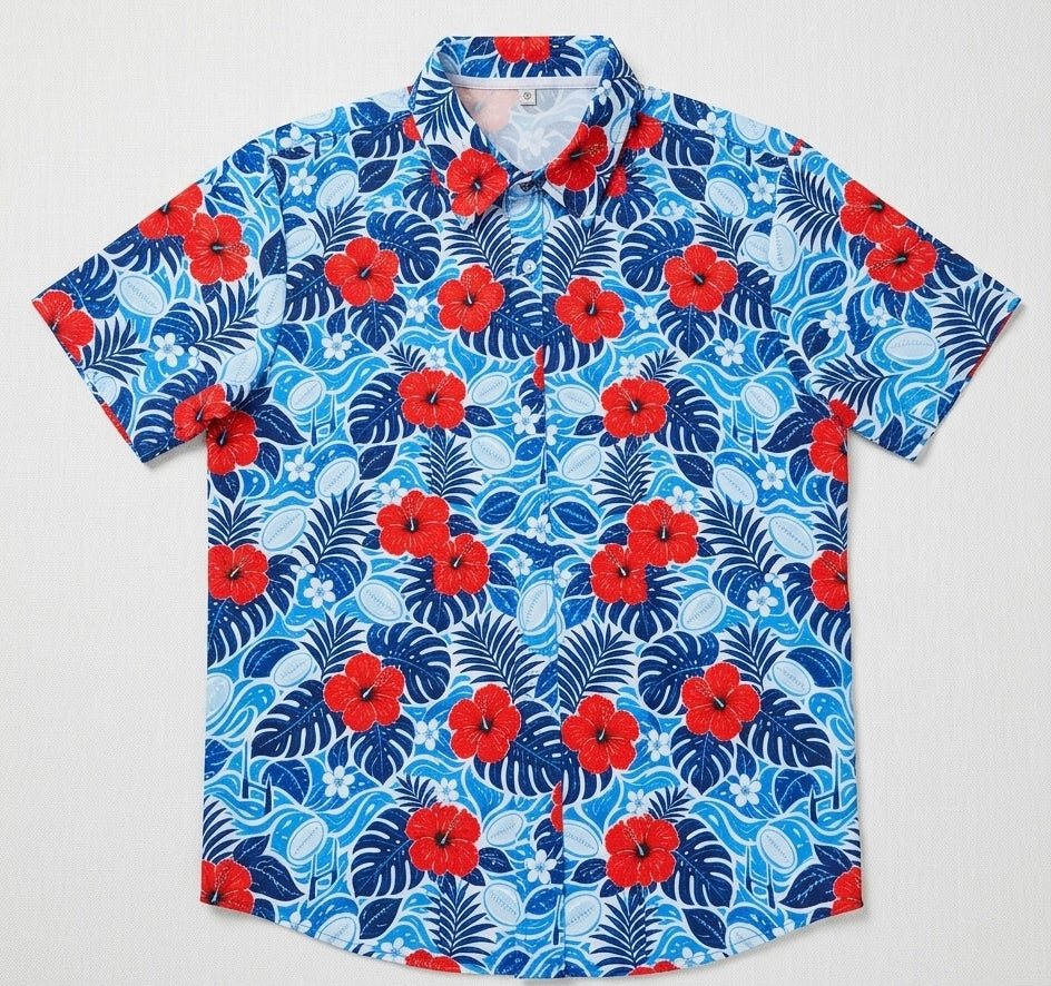 Tiki Try Button Down