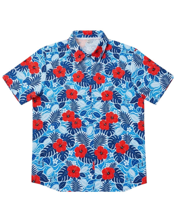 Tiki Try Button Down