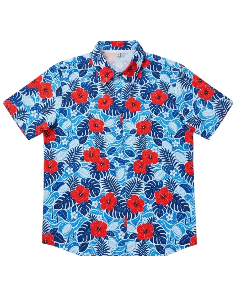 Tiki Try Button Down