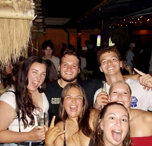 Friends in Tight Five at the clubhouse
